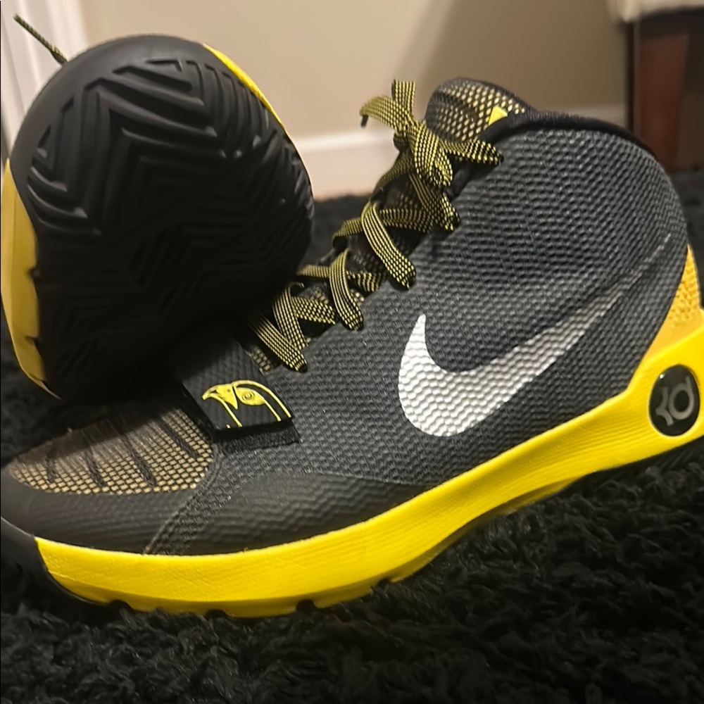 Nike KD Trey 5 III Black Yellow Mens Basketball Shoes
